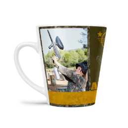 Fotohrnček latte malý - originálny darček - Army
